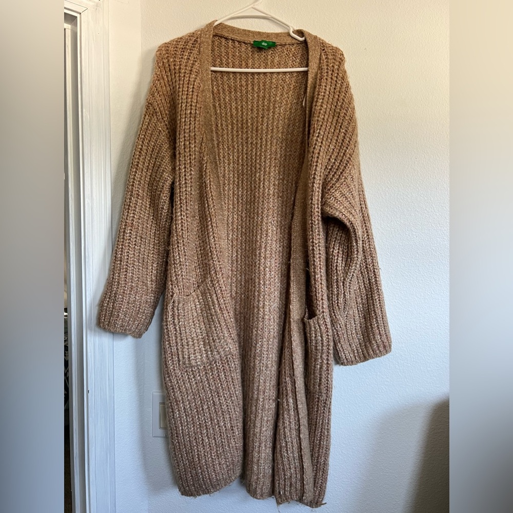 Burnt Orange cardigan sweater